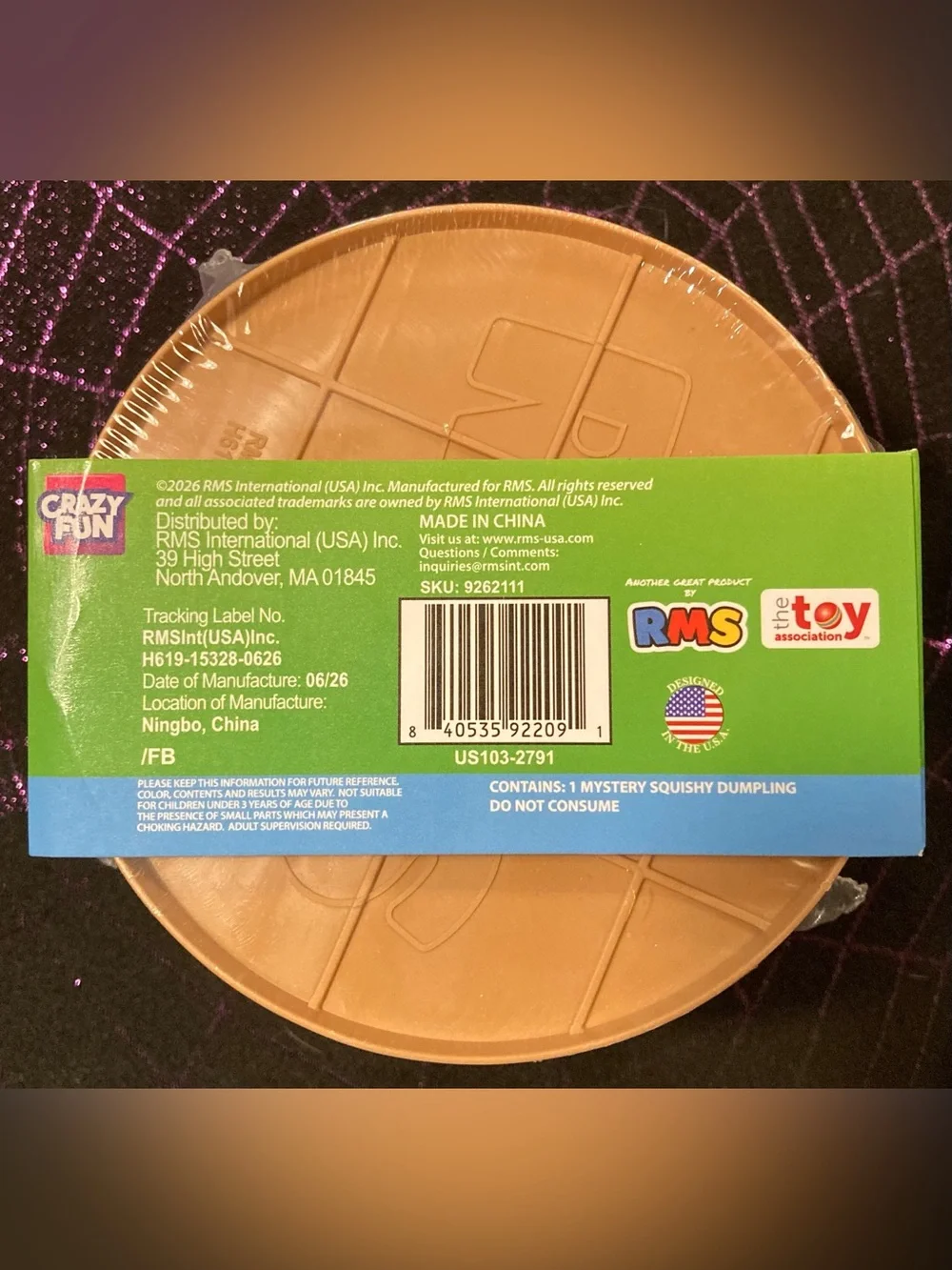 Unopened Capybara Mystery Dumpling By RMS